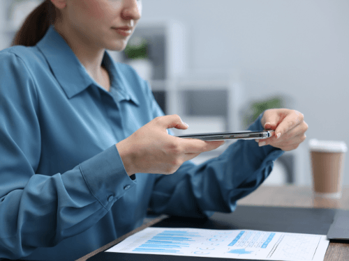 Screenshot: Leitura de rótulo